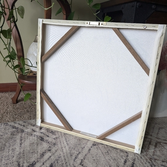 Boho Southwest Floral Stretched Canvas Wall Art, "Always Stay Humble & Kind" - Picture 3 of 5